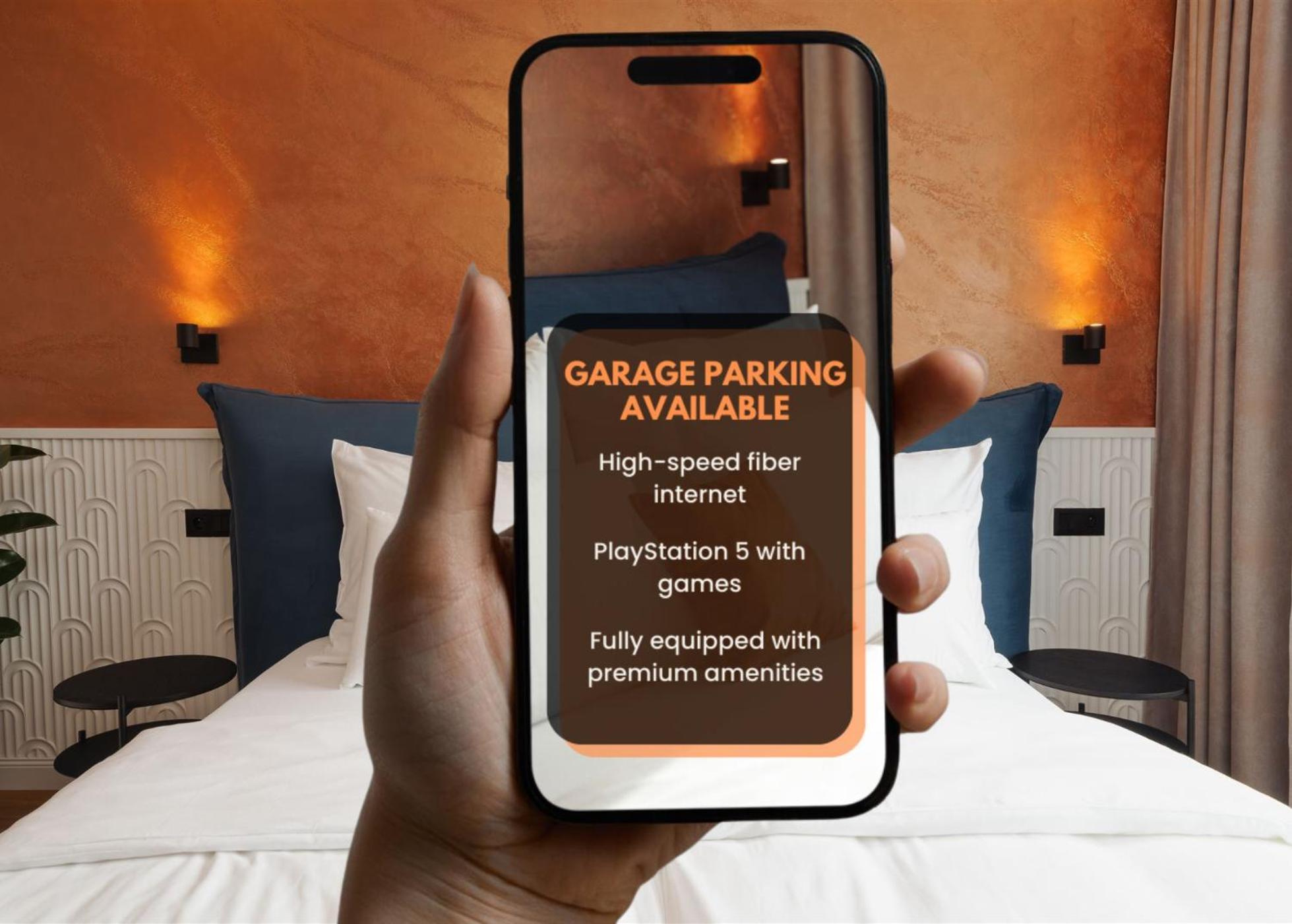 Luxury Sunny Home - Garage Parking, Metro, Balcony, Ps5 With Games プラハ エクステリア 写真